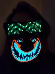 Sound Reactive Gremlin LED Glow Mask