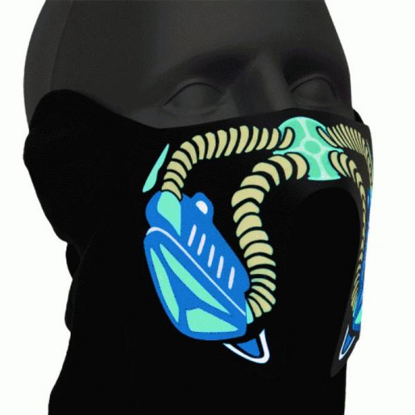 Sound Reactive LED Gas Mask picture