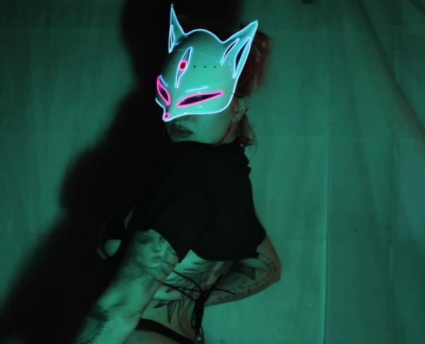 Japanese Kitsune Glow Mask picture