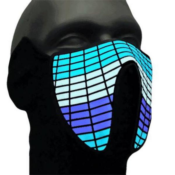 Sound Reactive LED Glow Equalizer Mask picture