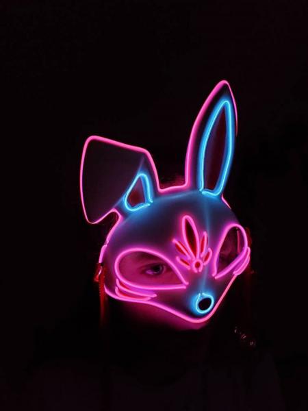 Japanese Anime Bunny Glow Mask picture