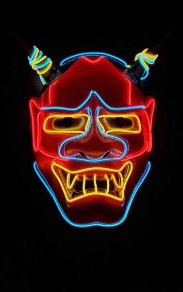 Hannya Neon Glow Mask picture