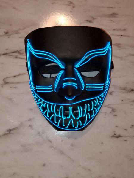 Smiley Cosplay LED Glow Mask picture
