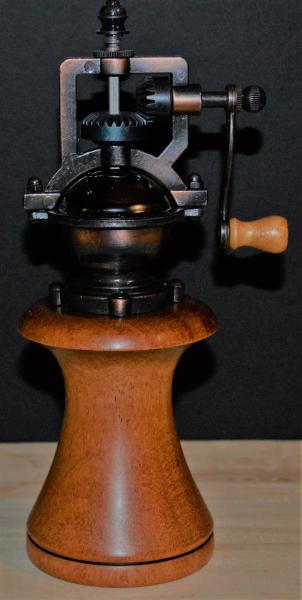 African Mahogany Antique Replica Pepper Mill picture