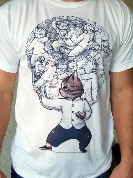 Kung Fu Cat, Sketchbook Series T-shirt
