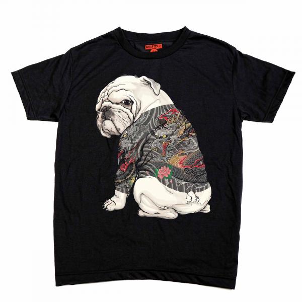 Tattooed Bulldog, Sketchbook Series T-shirt picture