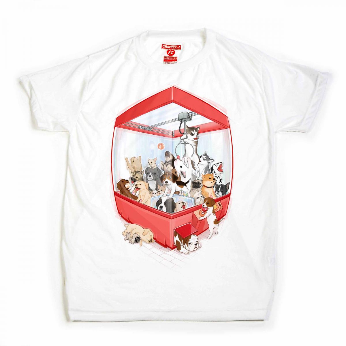 Crane Game, Sketchbook Series T-shirt picture