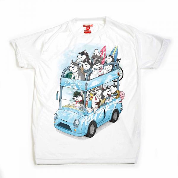 Husky Bus, Sketchbook Series T-shirt picture