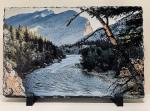 5 x 7 Slate Photo -  The Sun River MT