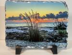 5 x 7 Slate Photo - Jekyll Island Sunrise