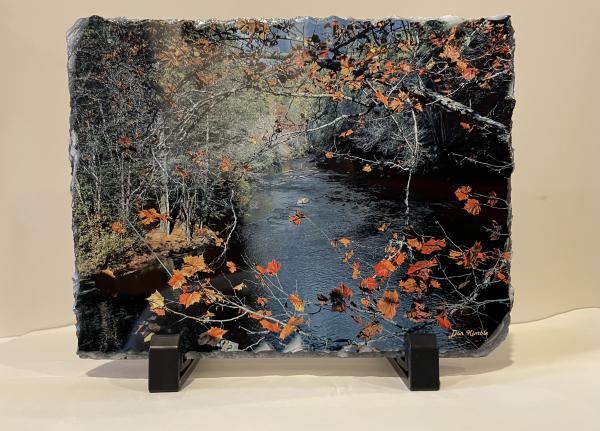 5 x 7 Slate Photo - Toccoa River Ga picture