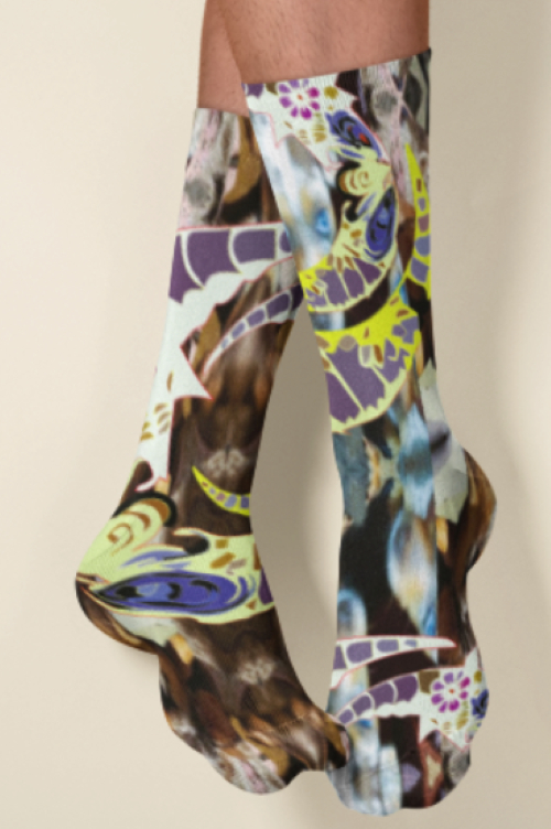 Abstract Long Socks picture