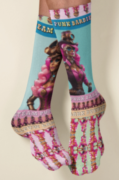 Twisted Barbie Long Socks picture