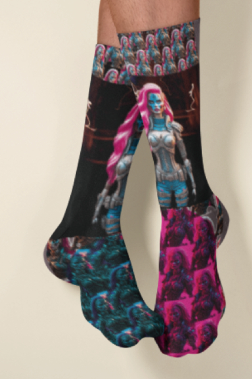 Twisted Barbie Long Socks picture