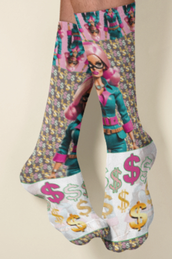 Twisted Barbie Long Socks picture