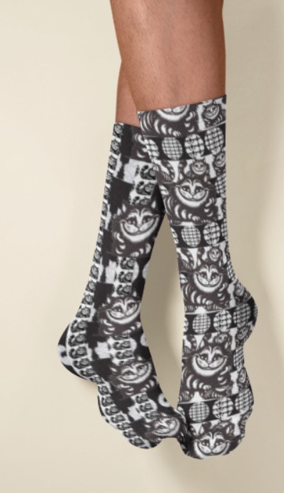 Cheshire Cat Long Socks picture