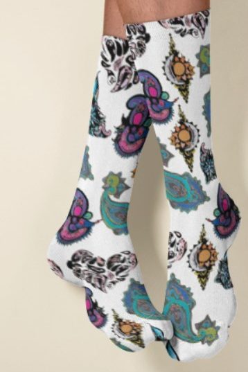 Paisley Long Socks picture