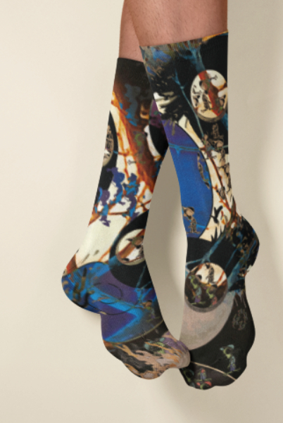 Abstract Long Socks picture