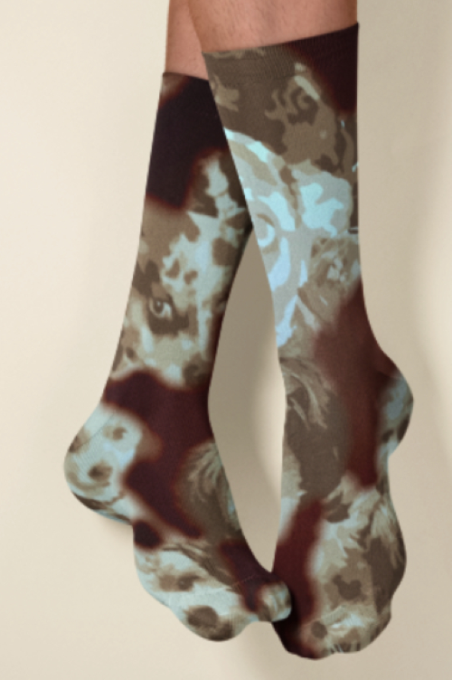 Abstract Long Socks picture