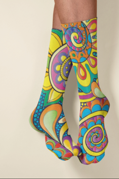 Paisley Long Socks picture