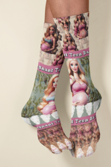 Twisted Barbie Long Socks picture