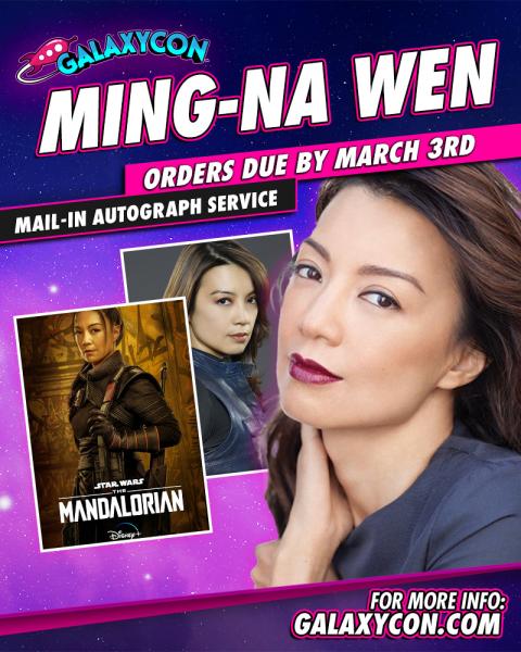Ming-Na Wen GalaxyCon Richmond 2026 Send-Ins
