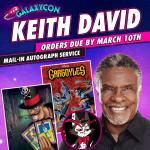 Keith David GalaxyCon Richmond 2026 8x10/8x12 Autographs