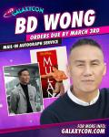 BD Wong GalaxyCon Richmond 2026 Send-Ins