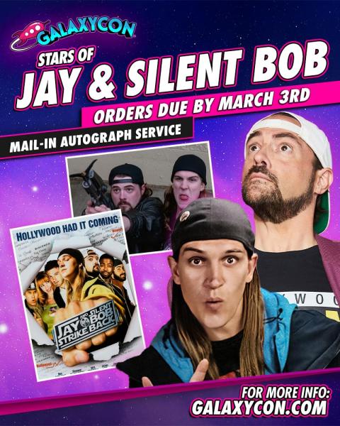 Jay and Silent Bob Duo GalaxyCon Richmond 2026 Send-Ins
