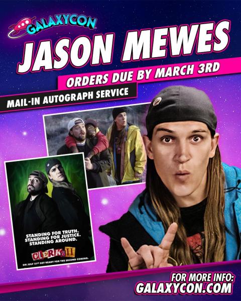Jason Mewes GalaxyCon Richmond 2026 Send-Ins