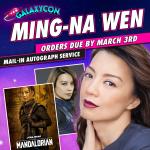 Ming-Na Wen GalaxyCon Richmond 2026 8x10/8x12 Autographs