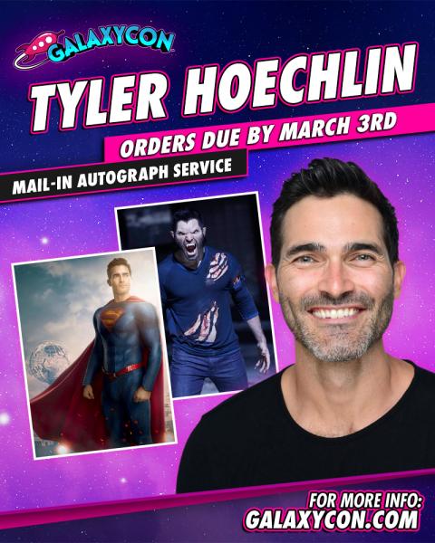 Tyler Hoechlin GalaxyCon Richmond 2026 Send-Ins