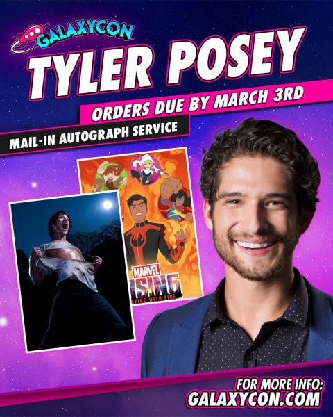 Tyler Posey GalaxyCon Richmond 2026 Send-Ins
