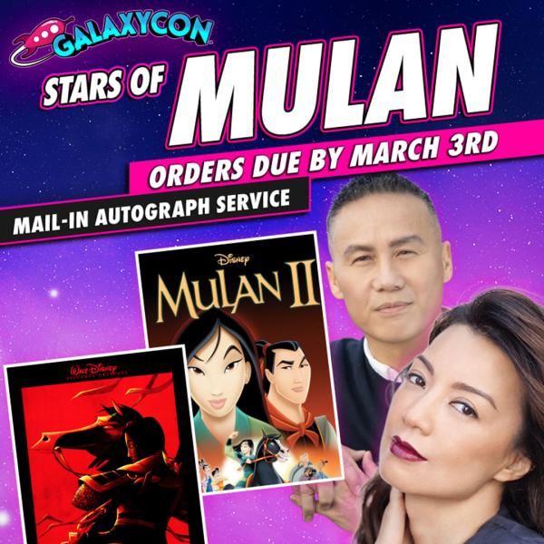 Mulan Duo GalaxyCon Richmond 2026 8x10/8x12 Autographs