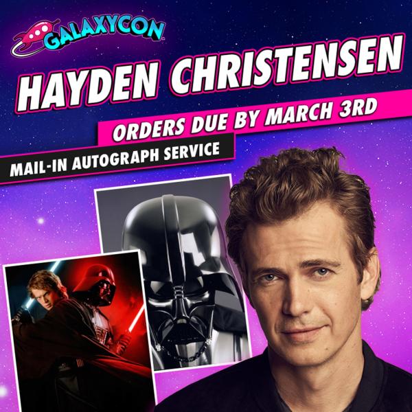 Hayden Christensen GalaxyCon Richmond 2026 Send-Ins