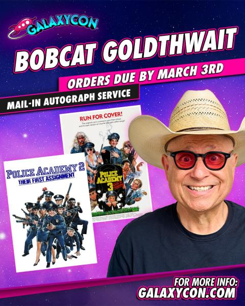 Bobcat Goldthwait GalaxyCon Richmond 2026 8x10/8x12 Autographs