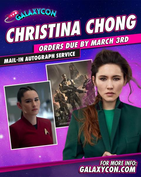 Christina Chong GalaxyCon Richmond 2026 Send-Ins