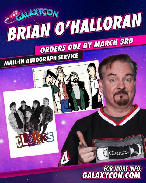 Brian O' Halloran GalaxyCon Richmond 2026 11x14/11x17 Autographs