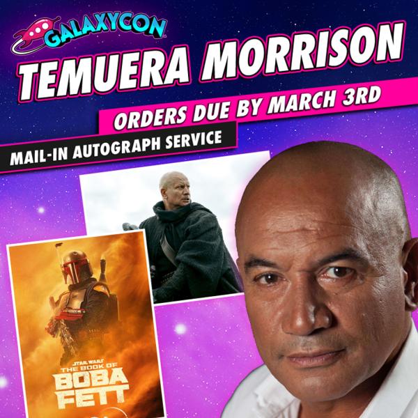 Temuera Morrison GalaxyCon Richmond 2026 11x14/11x17 Autographs