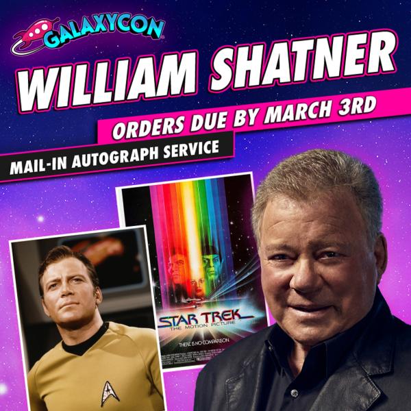 William Shatner GalaxyCon Richmond 2026 11x14/11x17 Autographs