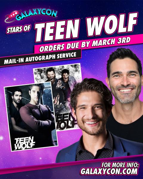 Teen Wolf Duo GalaxyCon Richmond 2026 Send-Ins