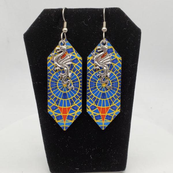 carpet dragon earrings