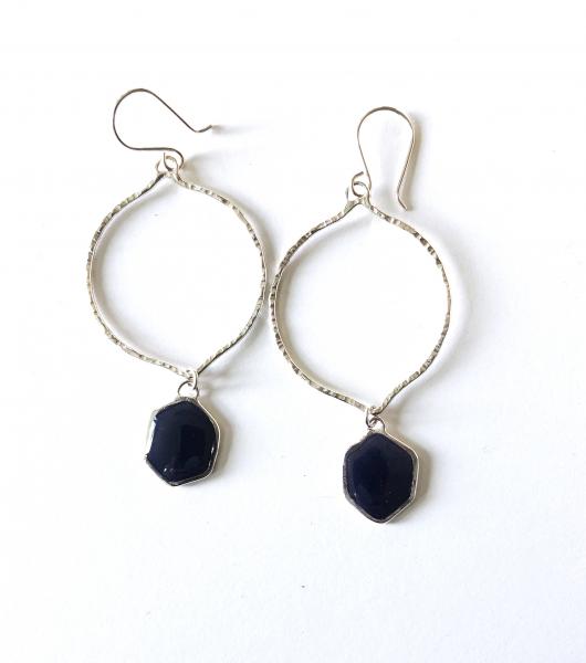 Lexigon Earrings - Eggplant picture