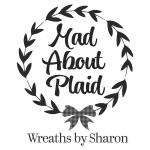 Mad About Plaid Wreaths by Sharon
