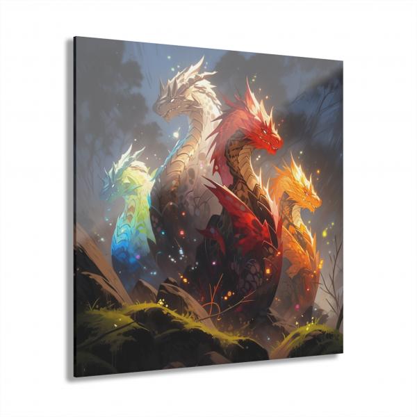 Tri-Dragon Acrylic Print picture