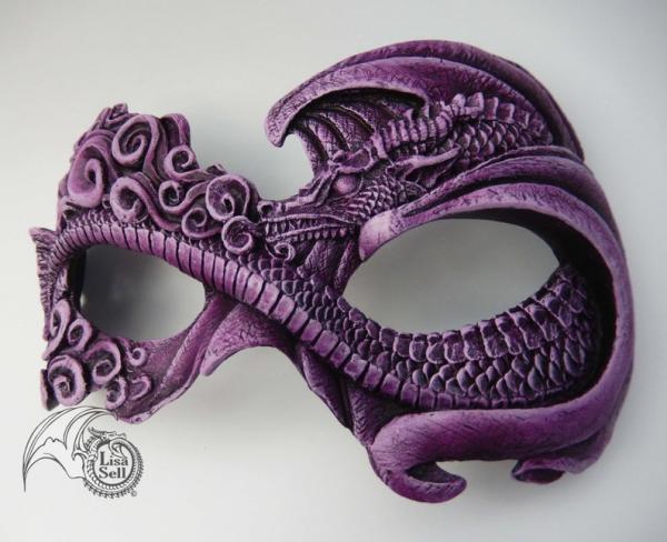 Fire Dragon Mask - Purple picture