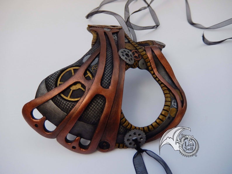 Copper Steampunk Mask picture