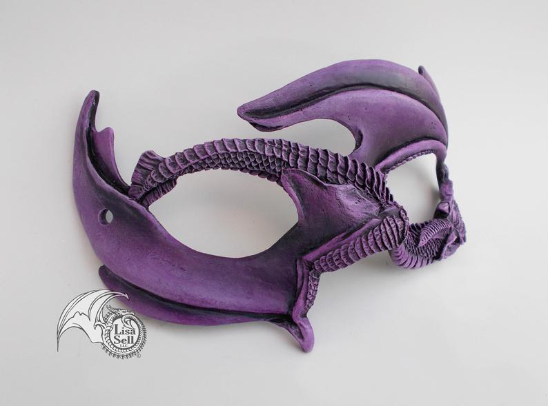 Small Dragon Mask - Purple picture