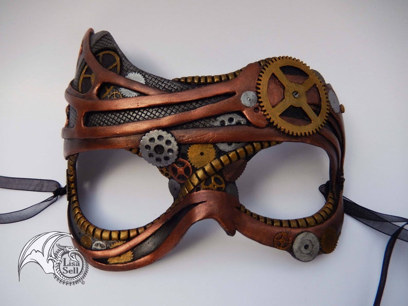 Copper Steampunk Mask picture