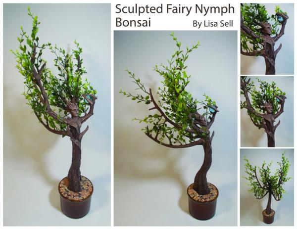Fairy Nymph Bonsai - Original Sculpture